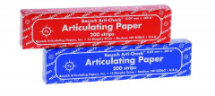 Papier d’occlusion Arti-Check BAUSCH - Les carnets de bandes droites 200 feuilles - Rouge