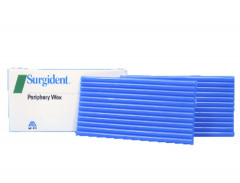Periphery Wax SURGIDENT - Bâtonnets bleus mous cylindriques - La boîte 60 bâtons