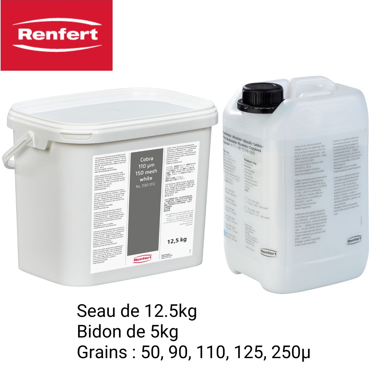 Abrasif Cobra Oxyde d'alumine RENFERT