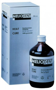 Meliodent Heat Cure KULZER - Transparente - La poudre de 1 kg