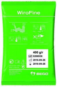 WiroFine BEGO - Le carton de 6 kg (15 x 400 g)