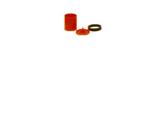 Cylindre en plastique MESTRA - Rouge - 3X - L'unité