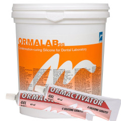 Pot 5 kg silicone par condensation Ormalab 95 MAJOR  + 2 catalyseurs gel de 60 ml