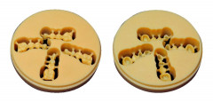 Disques de cire Yeti Dental Beige - rigide - 20 mm