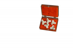Supports céramique ALLIDEX - Puzzle - Blanc 4 tailles - La boîte de 8 pièces