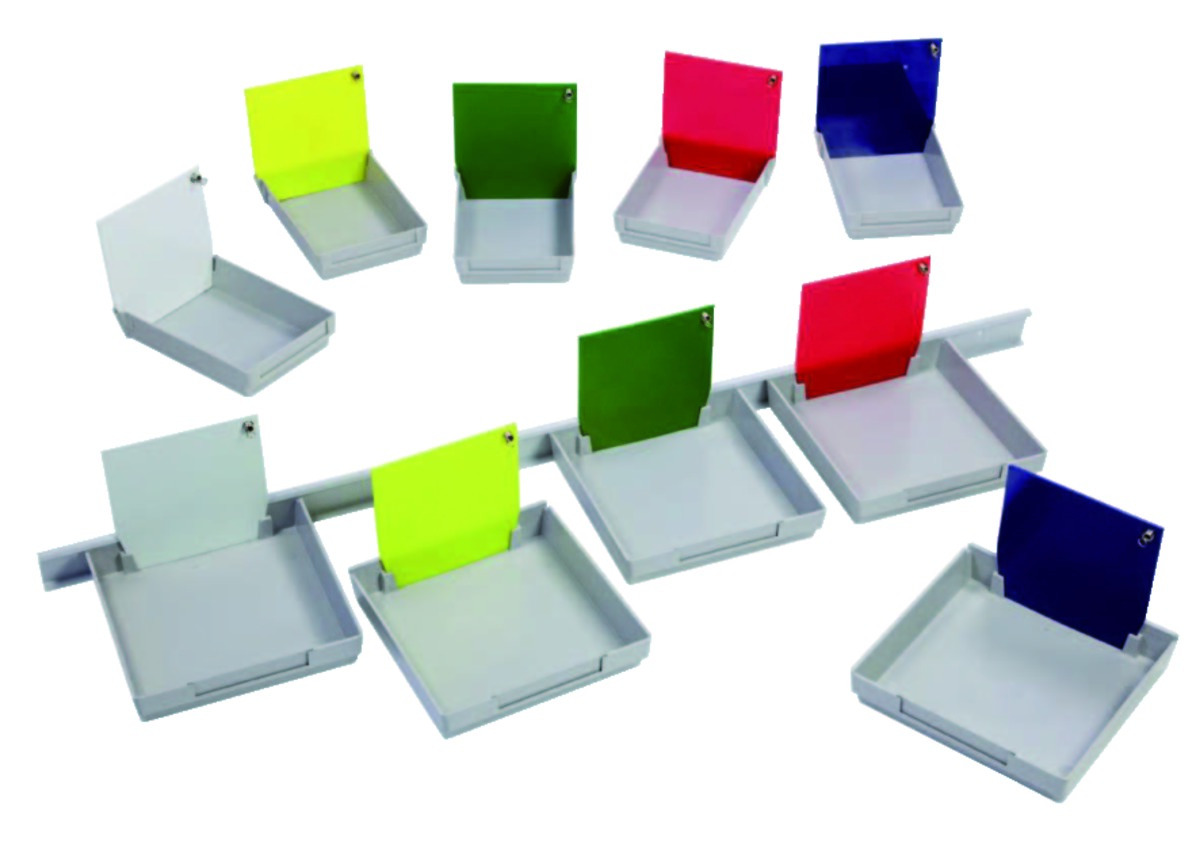 Bacs de programmation MESTRA - Le lot de 10 bacs  petit modèle -  Bleu