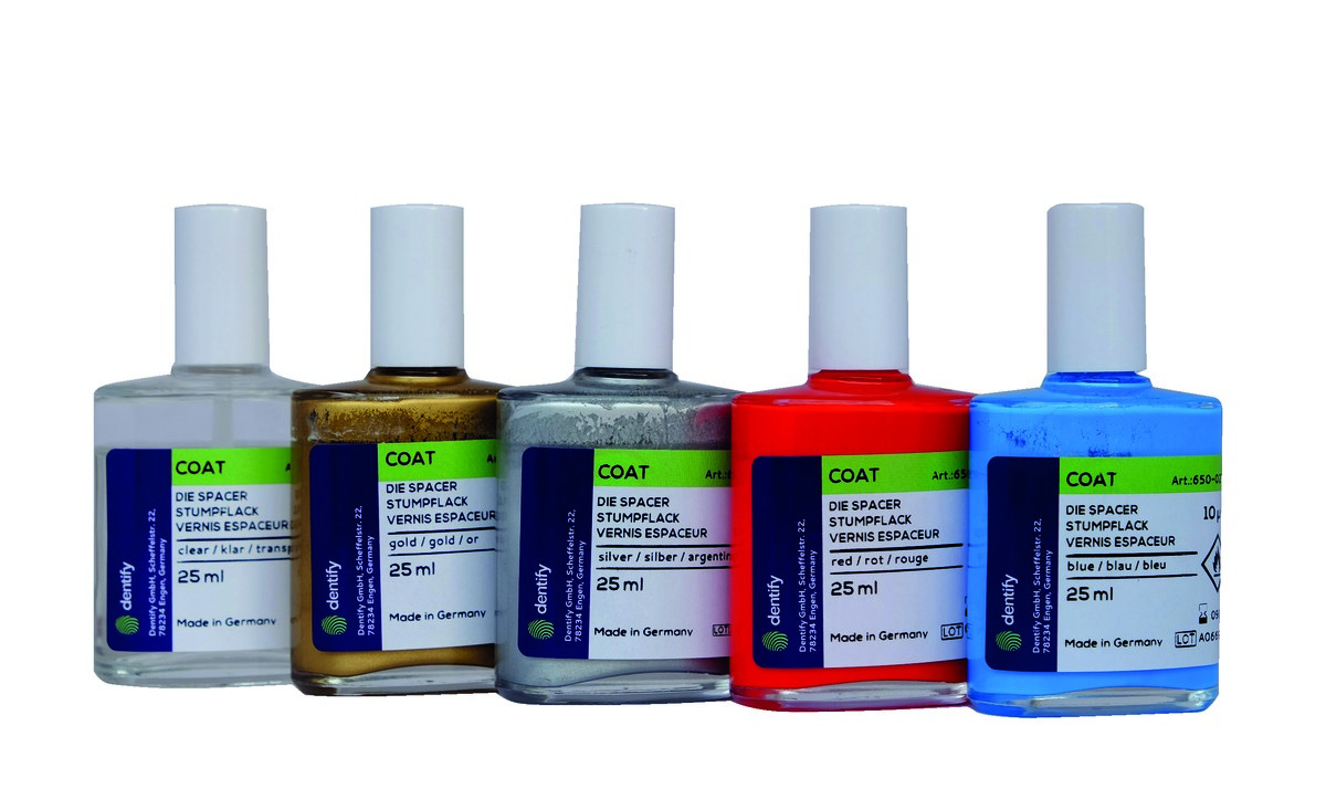 Coat Die Spacer DENTIFY - Bleu - Le flacon de 25 ml