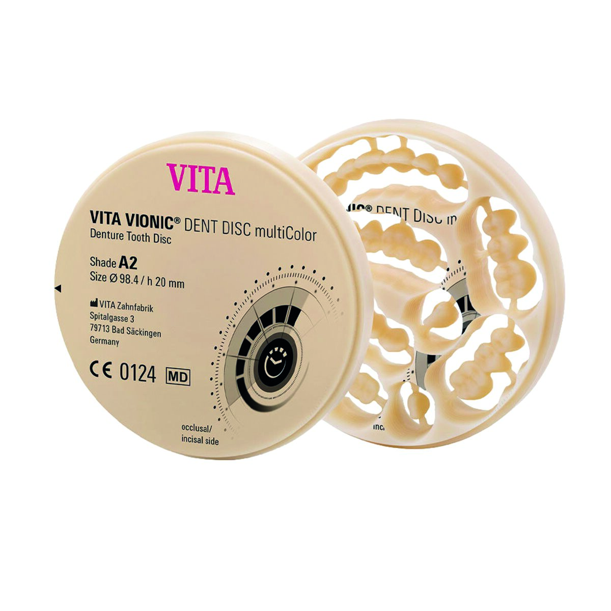 VITA Vionic Dent Disc MultiColor - A2 - 98x20mm