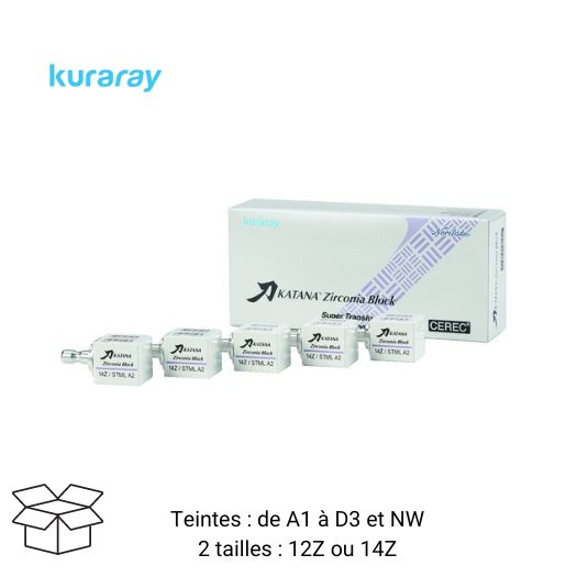Blocs Katana Zirconia STML Kuraray