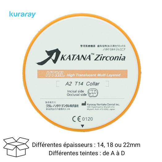 Disque de zircone Katana HTML NORITAKE