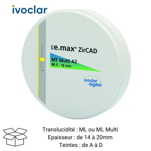 Disque IPS e.max ZirCAD MT / MT Multi