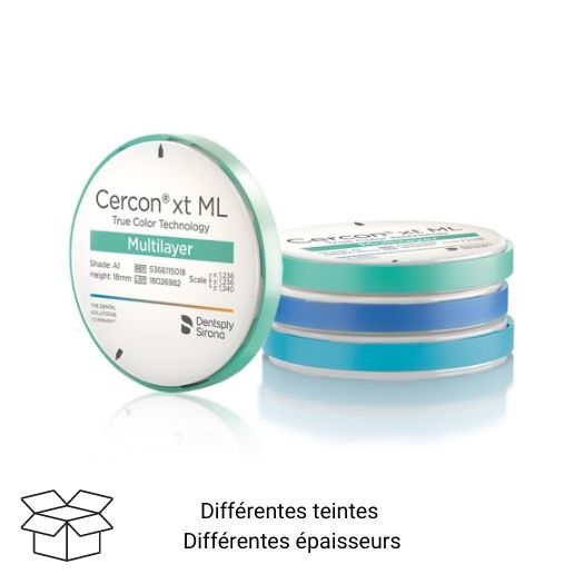 Disque de Zircone Cercon XT ML Dentsply Sirona
