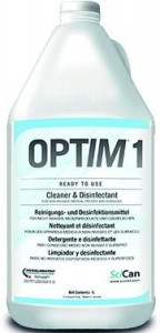 Liquide désinfectant OPTIM 1 bidon 4L SCICAN