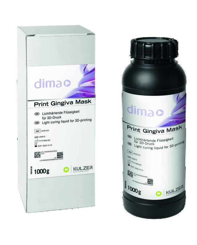 Cara Résine 3D dima Print Gingiva Mask KULZER 1kg