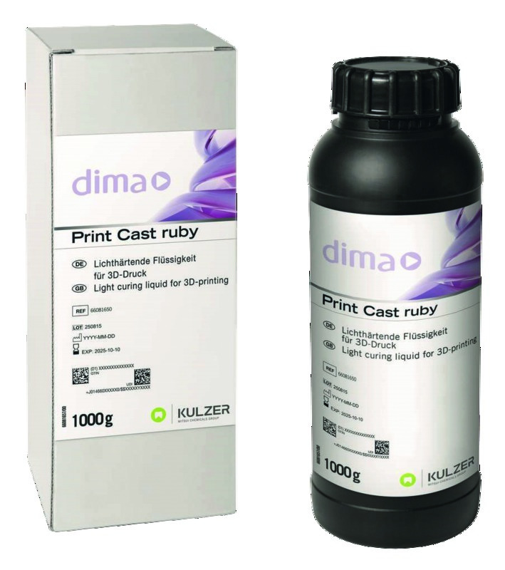 Cara Résine 3D dima Print Cast Ruby KULZER 1kg