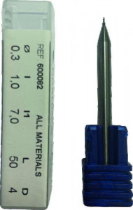Fraise hémisphérique 0,3 mm recharge Masterkit Roland DGSHAPE