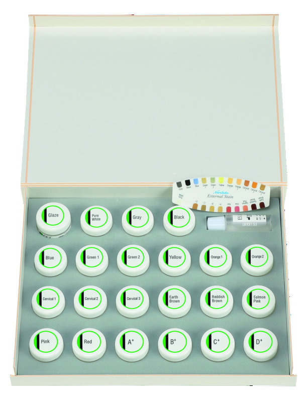 Coffret de poudres céramique - EX-3 External Stain Kit - Kuraray Noritake