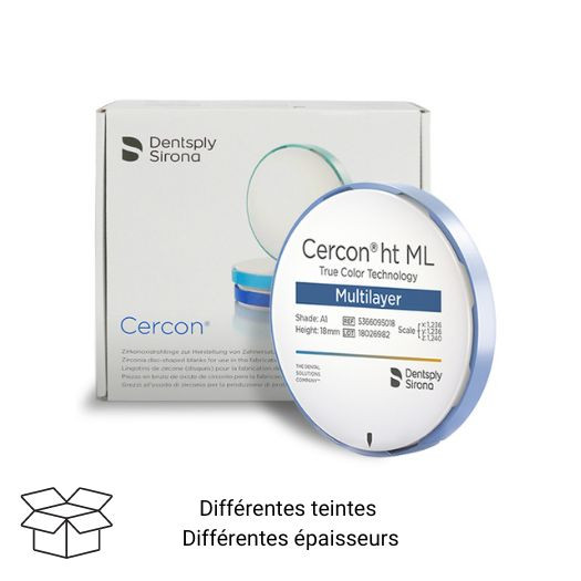 Disque de Zircone Cercon HT ML Dentsply Sirona