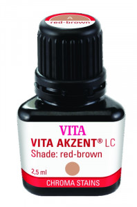VITA Akzent LC - Chroma Stains - Red-brown - Le flacon de 2.5 ml