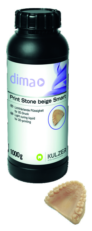 Cara résine 3D dima Print Stone Beige SMART KULZER 1 kg