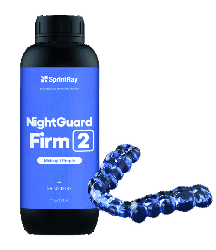 Résine Nightguard Firm 2 - Midnight Purple - 1L - SPRINTRAY