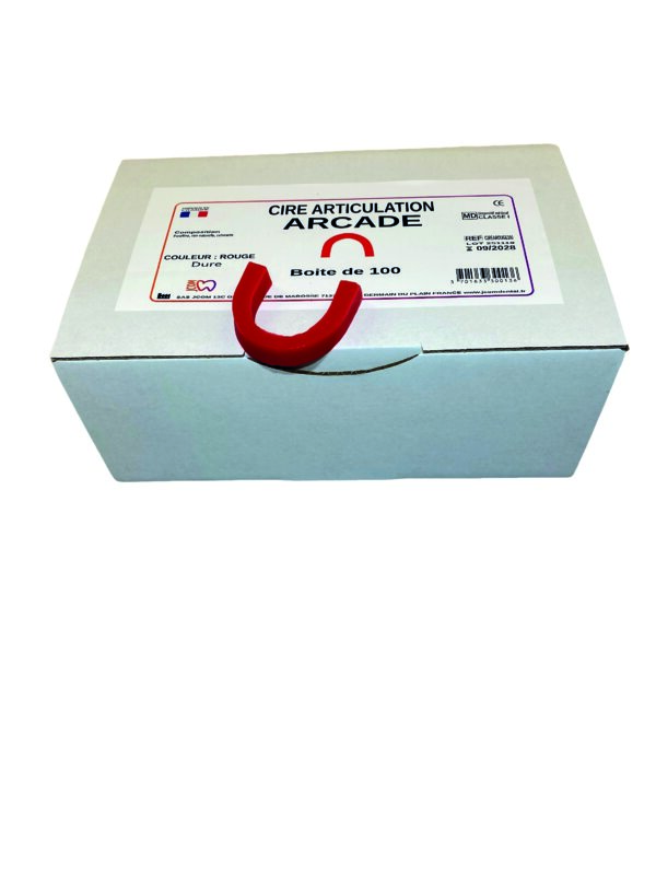 Cire Fer à Cheval - Rouge - Dure - 100 pièces - JCOM