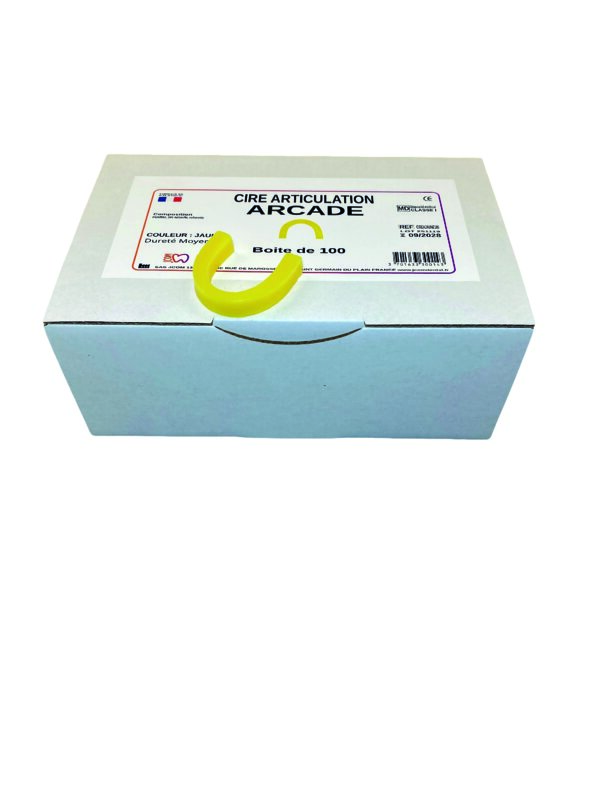 Cire Fer à Cheval - Jaune - Moyenne - 100 pièces - JCOM