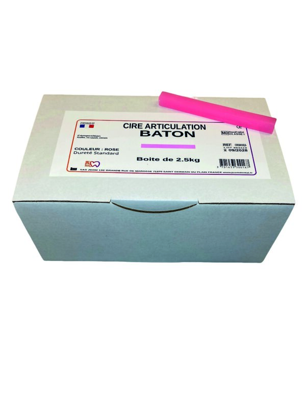 Cire Articulation – Rose - Standard – Boîte de 2,5kg - JCOM