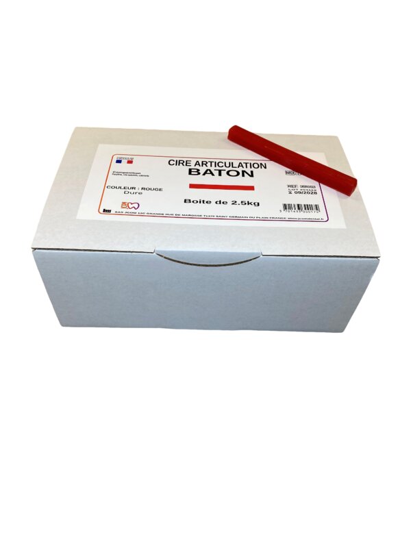 Cire Articulation – Rouge - Dure – Boîte de 2,5kg - JCOM