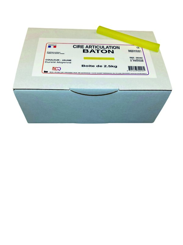 Cire Articulation – Jaune - Moyenne – Boîte de 2,5kg - JCOM