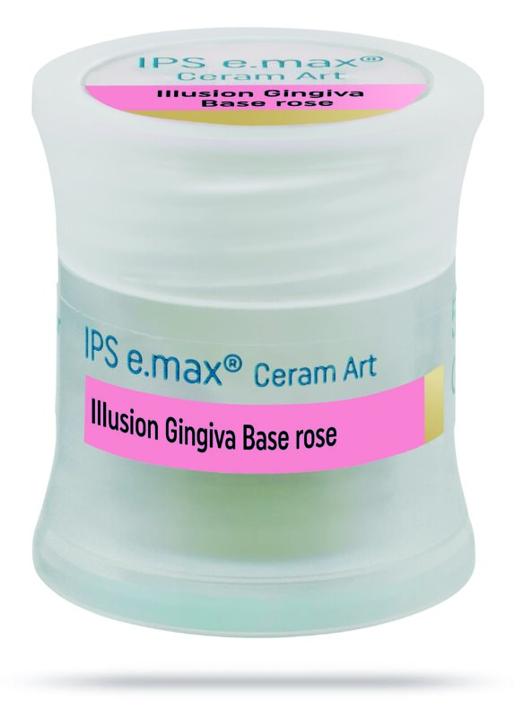 IPS e.max Ceram Art Illusion - Gingiva Base Rose - 5g - IVOCLAR 