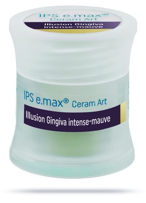 IPS e.max Ceram Art Illusion - Gingiva Intense Mauve - 5g - IVOCLAR 
