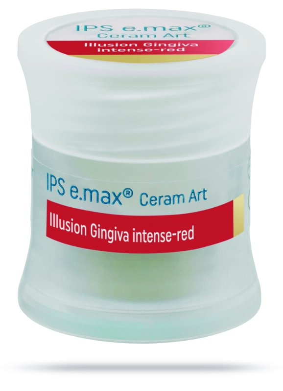 IPS e.max Ceram Art Illusion - Gingiva Intense Red - 5g - IVOCLAR 