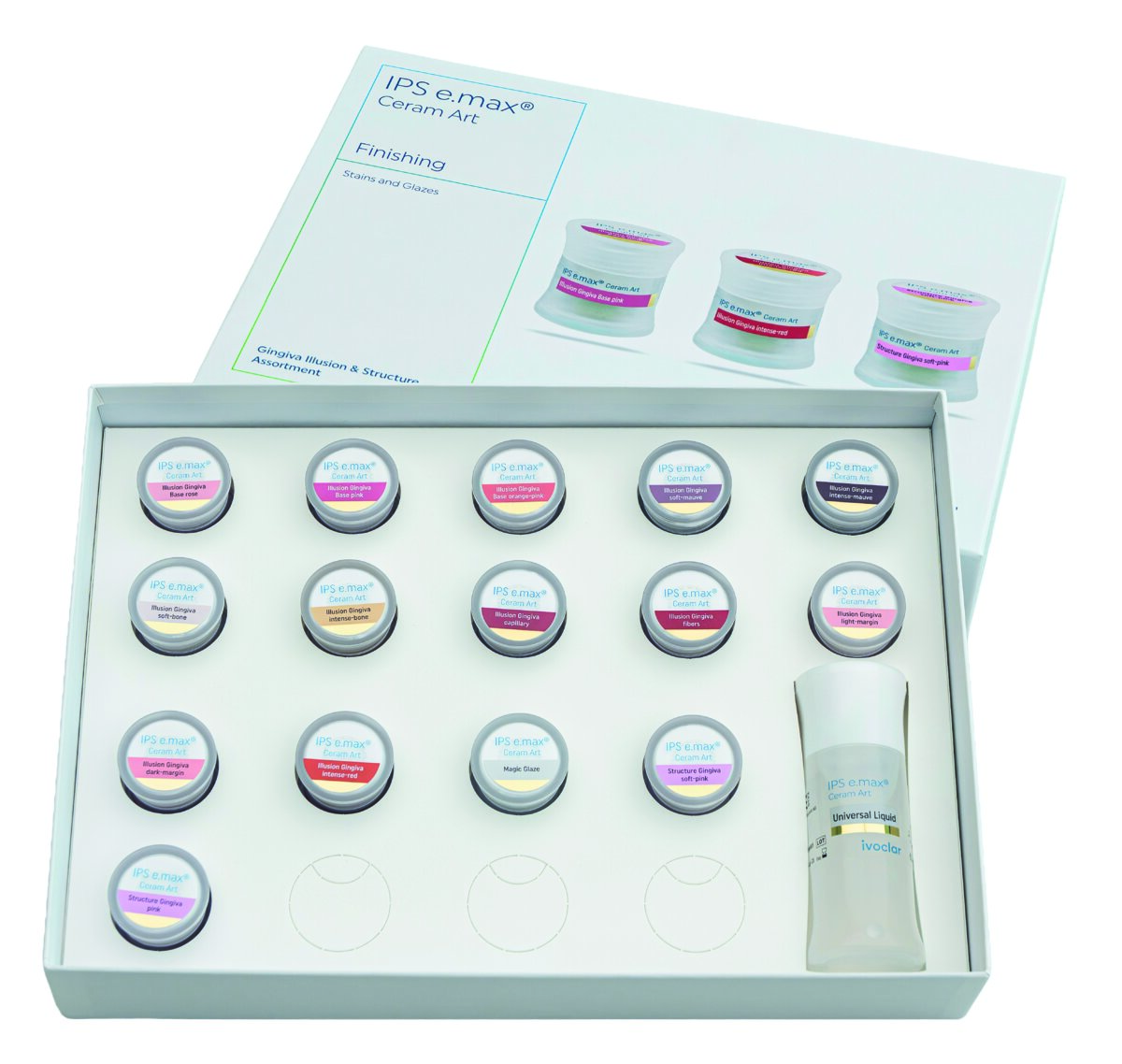 IPS e.max Ceram Art - Kit Gingiva Illusion & Structure - IVOCLAR 