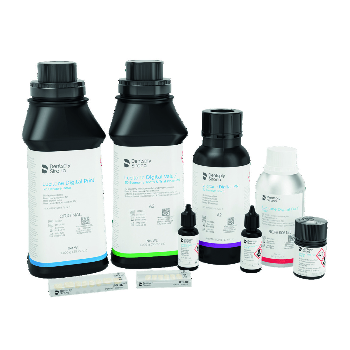 Lucitone Digital IPN Premium Tooth - C3 - 0,5Kg - DENTSPLY SIRONA