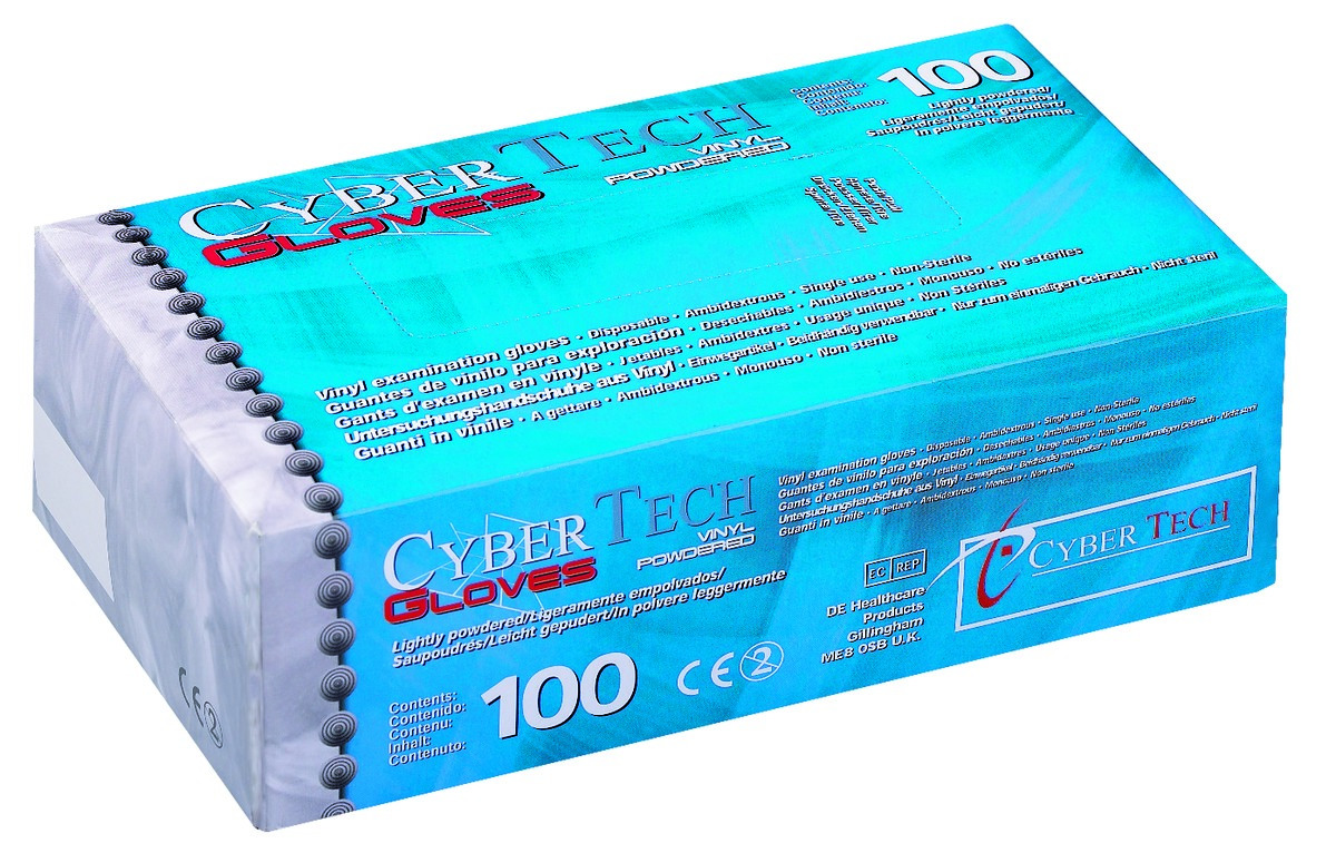 Gants vinyle poudré CYBERTECH