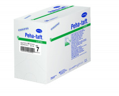 Gants Peha-Taft Plus latex Powder Free HARTMANN - Taille 7,5 - Boîte de 50 paires