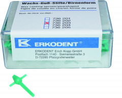 Poires de coulée ERKODENT - La boîte de 100 - Taille 1 – Ø 5 mm