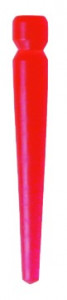 Tenons Coniques Calcinables - Boîte de 40 - L:13mm - Rouge - CYBERPOSTS
